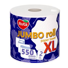 Бумажное полотенце RUTA JUMBO XL, 1 рулон, 2 слоя
