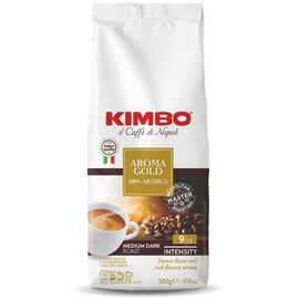 Кофе KIMBO AROMA GOLD 100% АRABICA, в зернах, 500 г