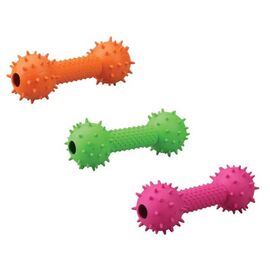 Jucarie pentru caini M-PETS IDA, Hantel, din cauciuc, 13.5 cm