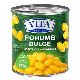 Porumb dulce VITA, 340 g