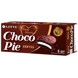 Печенье LOTTE Choco Pie с шоколадом, 168 г