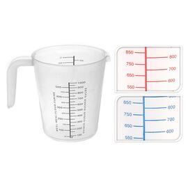 Емкость мерная с делениями EH, 1l, 14 см, пластик