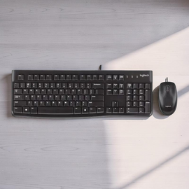 Комплект клаиатура и мышь Logitech USB Desktop MK120