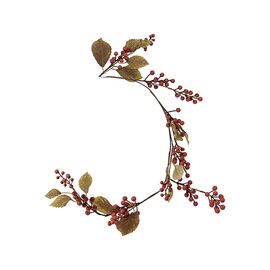 Ramura cu fructe rosii si frunze, 100 cm