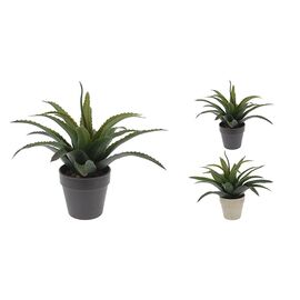 Floare artificială "Aloe", 25 cm, în ghiveci