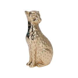 Статуэтка "Golden Leopard", 19х10х6 см, аллюминий, золотой