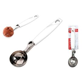 Lingura pentru inghetata LILLO, Cu ejector, Otel inoxidabil/Plastic