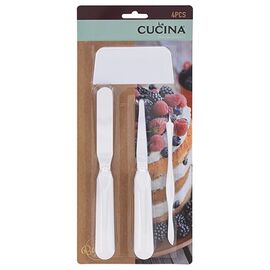 Set instrumente de patiserie CUCINA,4 buc, lopatele/razuitoare