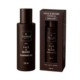 Gel de curatare pentru fata si barba FAMIREL MEN, Ghimbir si Lamaie, 150 ml