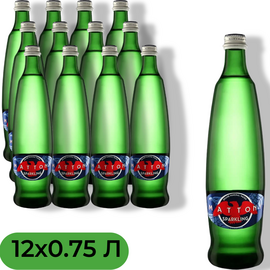 Set apa MATTONI Grand, Carbogazoasa, Minerala, 0.75 l, 12 buc