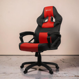 Scaun pentru gameri AROZZI Monza, MONZA-RD, 90-95 kg, 160-180 cm, Black/Red