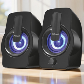 Boxe TRUST Gemi RGB 2.0, 12W, negru