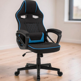 Геймерское кресло Sense7 Knight Fabric, Black and Blue