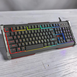 Tastatura GENESIS Rhod 400, RGB, layout RU, cu iluminare RGB