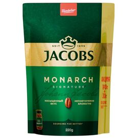Кофе JACOBS Monarch, растворимый, 220 г