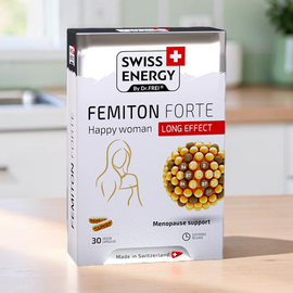 Витамины в капсулах SWISS ENERGY FEMITON FORTE, блистер, 30 капсул