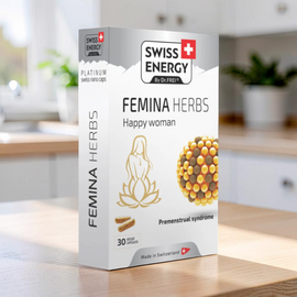 Витамины в капсулах SWISS ENERGY FEMINA HERBS, блистер, 30 капсул