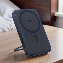 Baterie externă Baseus Magsafe PicoGo Qi2, Kickstand 5000mAh, 20W, Black