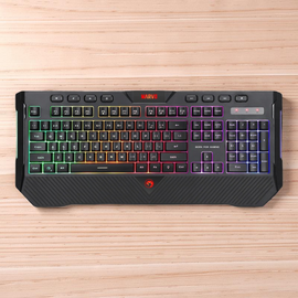 Tastatura Marvo K656, Wired Gaming US LED, Rainbow
