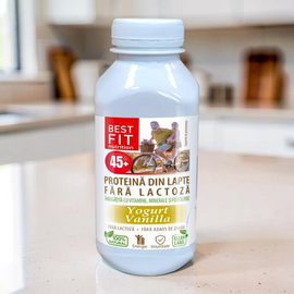 Набор Молочный белок BEST FIT 45+ Yogurt Vanilla, без лактозы, с витаминами и фосфолипидами, 40 г х 3 шт