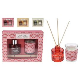 Set aromaterapie, odorizant si lumanare, 30 ml