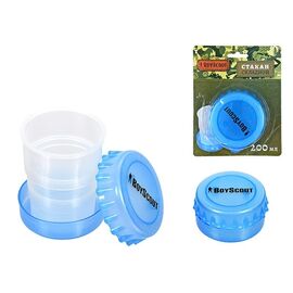 Pahar BoyScout, Pliabil, 200 ml, Plastic