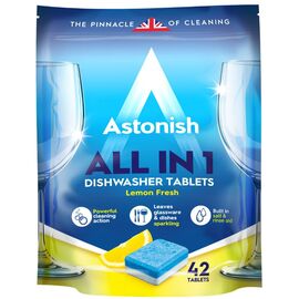 Таблетки для посудомоечной машины ASTONISH All in 1, 42 шт
