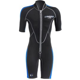 Costum neopren barbati CRESSI-SUB LIDO SHORTY WETSUIT black/blue 2mm L/4