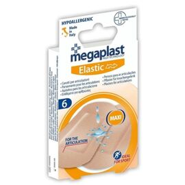 Emplastru MEGAPLAST Elastic, bej, 7x4,8 cm, 6 buc