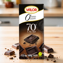 Шоколад  Valor черный 70%, без глютена, 100 г