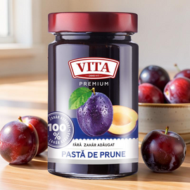 Паста VITA Deep Twist Off, сливовая ,без сахара, 360г