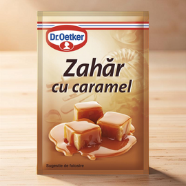 Сахар DR. OETKER с карамелью, 8 гр