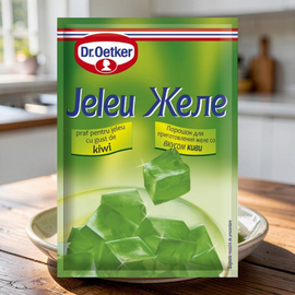 Желе DR. OETKER со вкусом киви, 90 гр