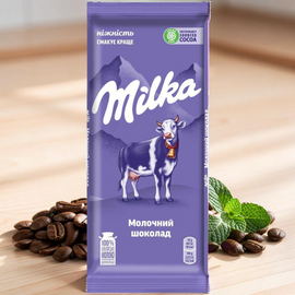 Шоколад молочный Milka без добавок, 90 г