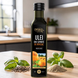 Ulei din seminte de dovleac WILDNUTS, presat la rece, 250 ml