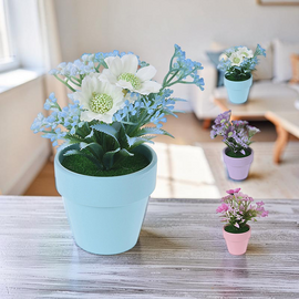Floare artificiala "Adonis", 18 cm, in ghiveci