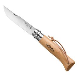 Cutit Opinel №8 Stainless Steel Leather Lace