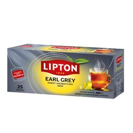 Черный чай LIPTON Earl Grey, 25 пакетиков