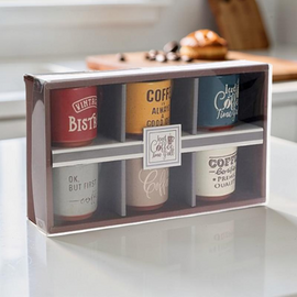 Набор чашек "Coffee Time", керамика, 6 шт, 260 мл