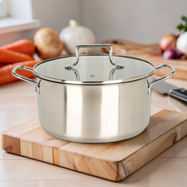Кастрюля со стеклянной крышкой EH, 3.85 Л, 22х11 см
