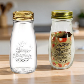 Бутылка для хранения, консервации Q.S, 0.4l, с крышкой