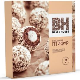 Пирожное Птифур KOVIS с кокосовым кремом, 225 гр