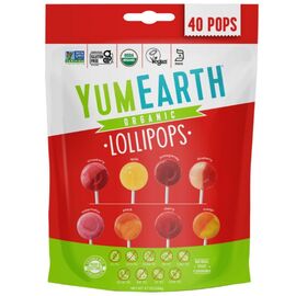 Органические леденцы YUMEARTH, Ассорти, Упаковка, 40 шт