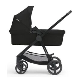 Коляска KINDERKRAFT, 4 в 1, Newly + Mink Pro, С базой, Чёрная