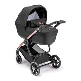 Cărucior CAM SOLOPERTE "Techno Posh", Negru/Auriu roz, ART965-T571