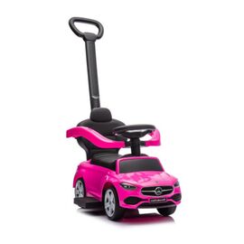 Mașină cu mâner Chipolino ROCMB02505PI, "Mercedes Benz C-Class", roz