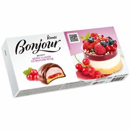 Десерт КОНТИ Бонжур, Со вкусом ягод, 232 гр