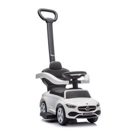 Mașină cu mâner Chipolino ROCMB02501WH "Mercedes Benz C-Class", alb