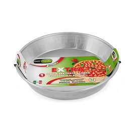 Forma GioStyle, Din aluminiu, Pentru tort, 350 microni, D24X4 cm, 1 buc