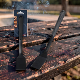 Spatulă Vaggan, Pentru grătar, 40 cm, Metal